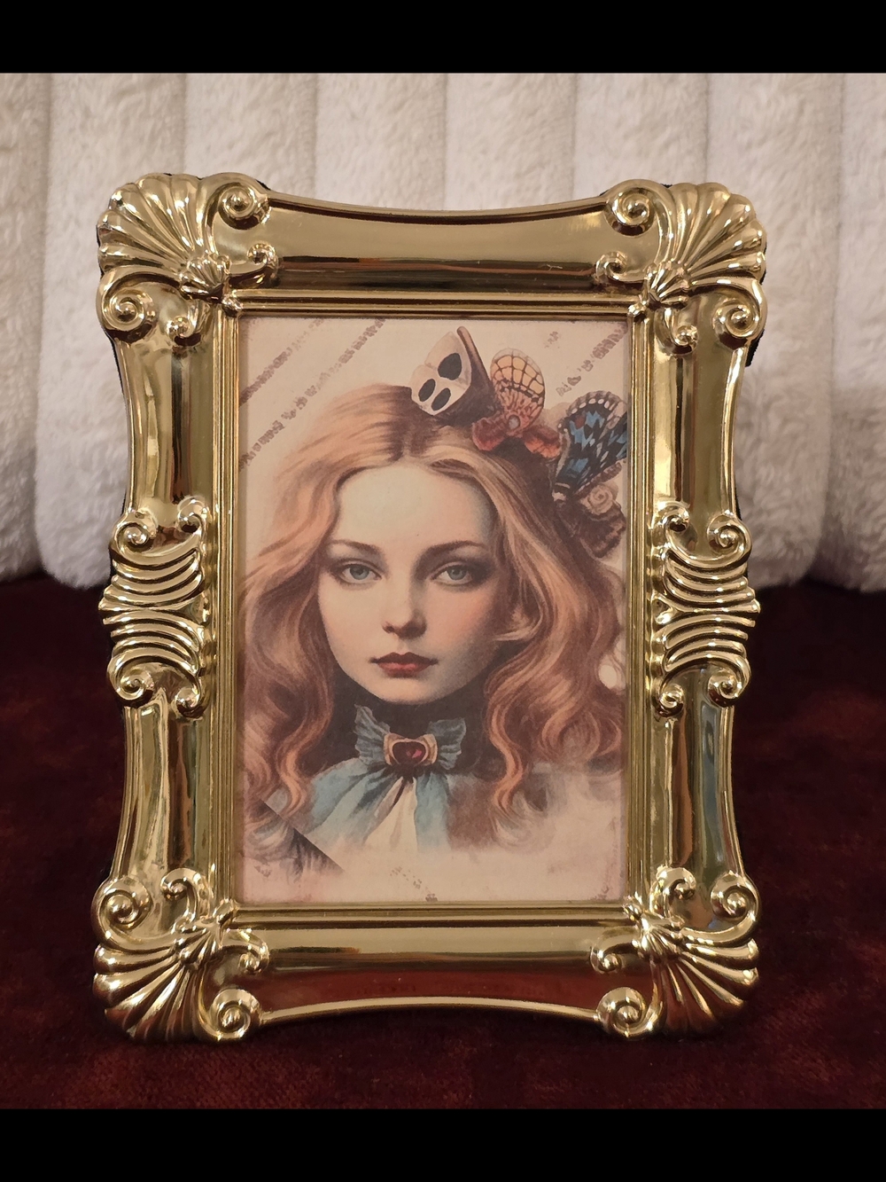Vintage Philip Whitney Ltd. Ornate Gold Baroque Photo Frame (3.5" x 5")